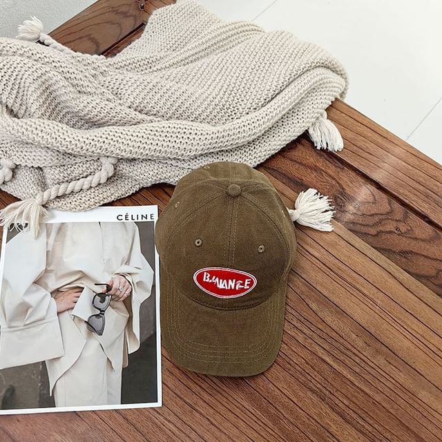 Baseball Applique Cap Lettering