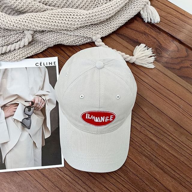 Baseball Applique Cap Lettering