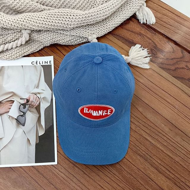 Baseball Applique Cap Lettering