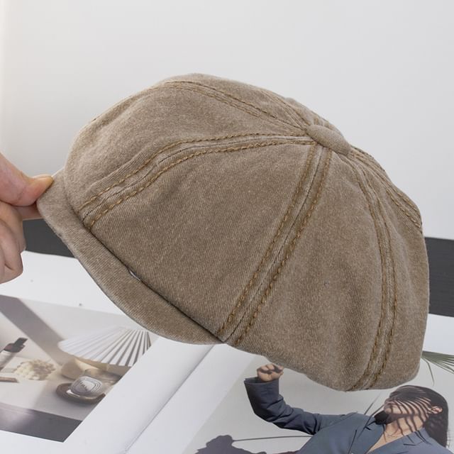 Newsboy Cotton Vintage Washed Cap