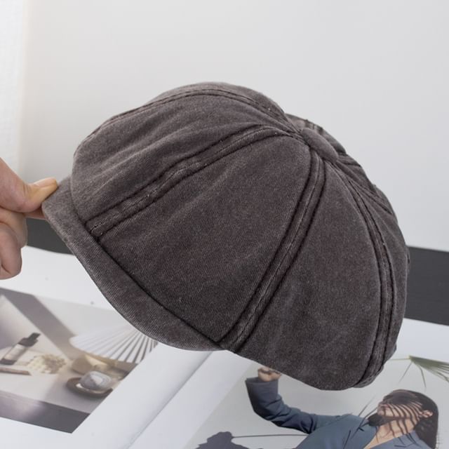 Newsboy Cotton Vintage Washed Cap