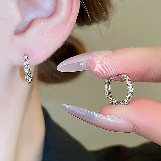 Rhinestone Earring Huggie