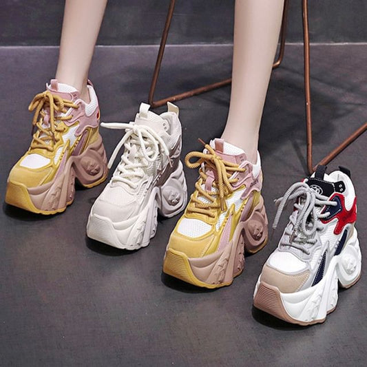 Sneakers Lace Platform Up