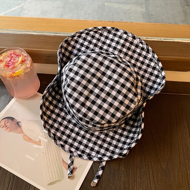 Hat Plaid Bucket