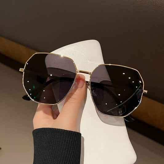 Frame Hexagon Sunglasses