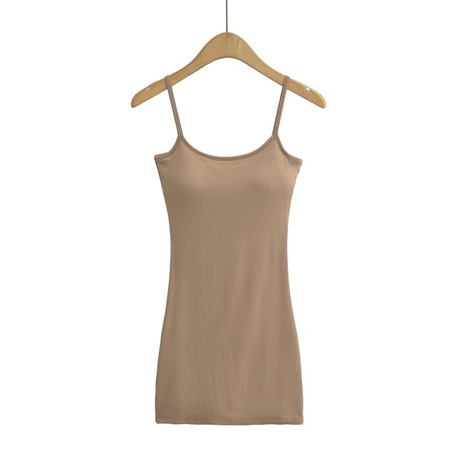 Thin Strap Padded Mini Bodycon Dress
