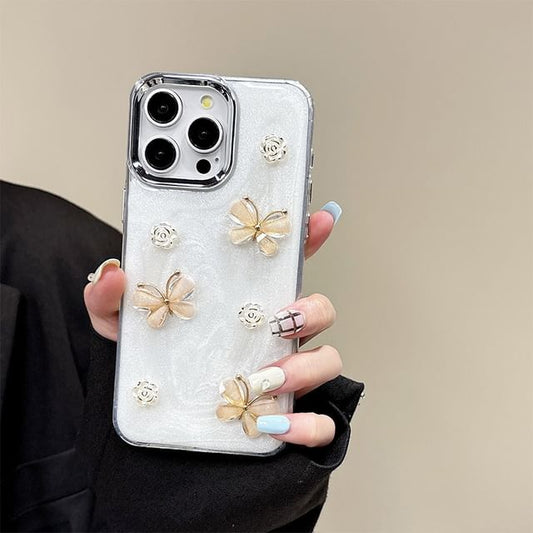 Case Rose Phone Butterfly