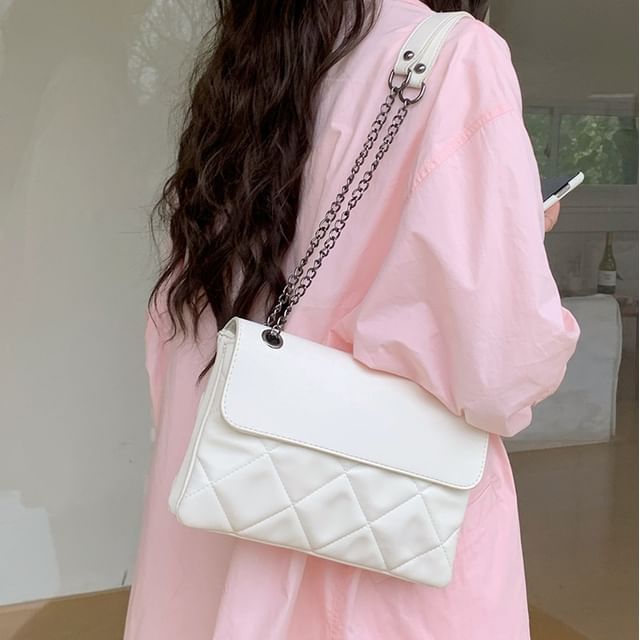 Bag Chain Shoulder Flap Quilted