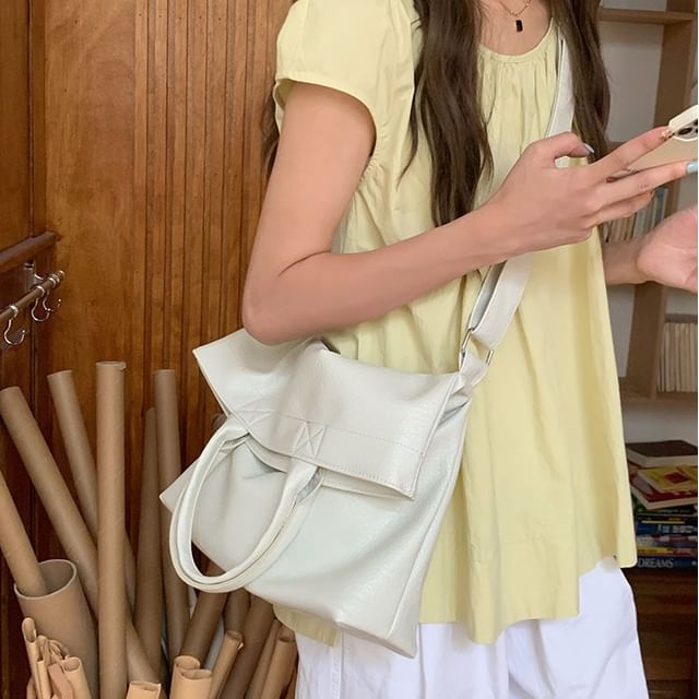 Tote Faux Bag Leather Crossbody