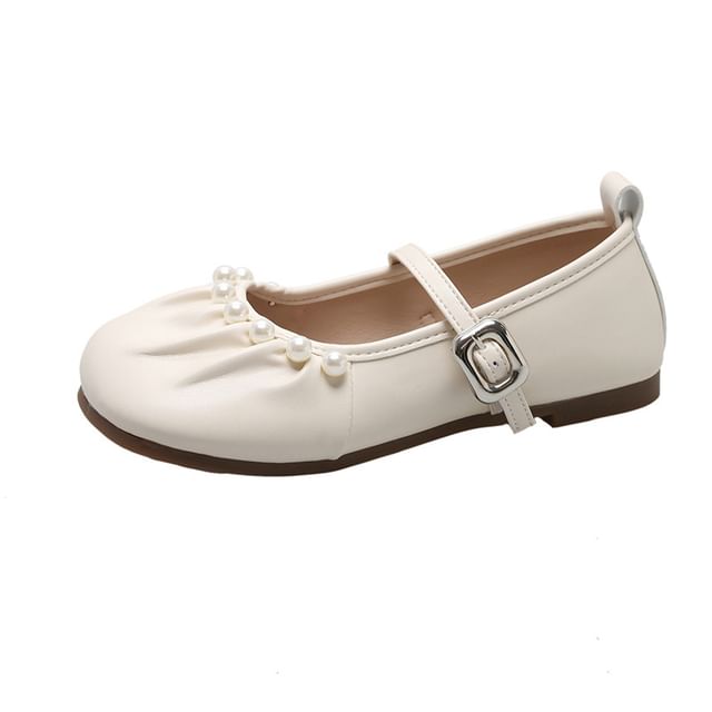 Pearl Faux Jane Mary Flats