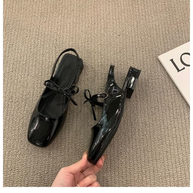 Bow Slingback Sandals