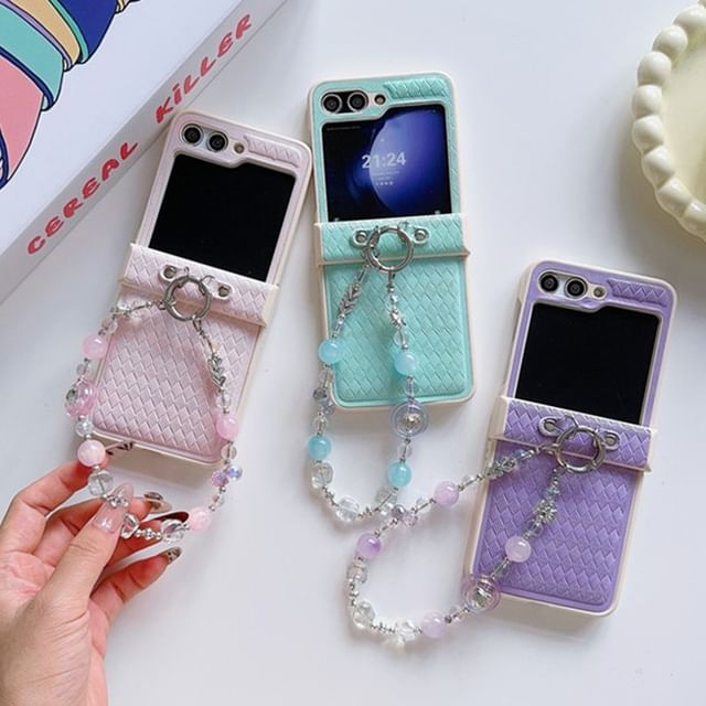 Case Argyle Bead Strap Phone