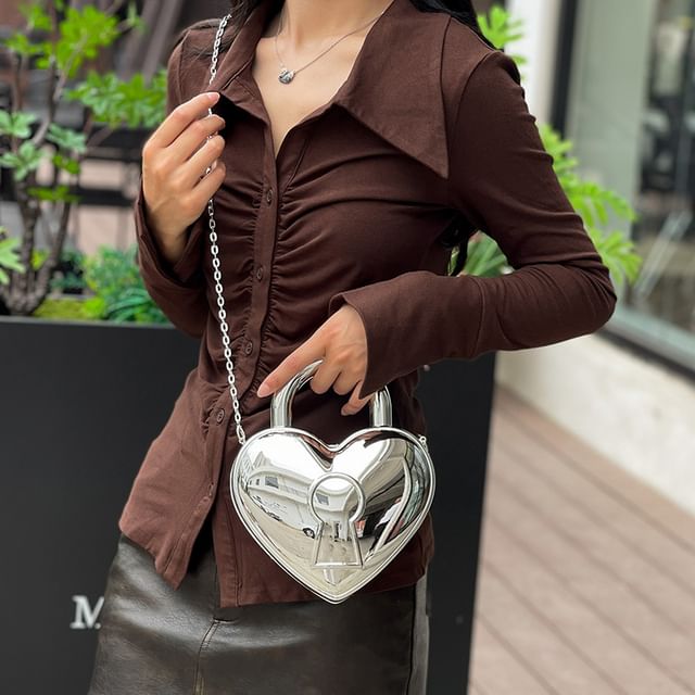 Bag Chain Heart Crossbody Strap