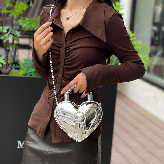 Bag Chain Heart Crossbody Strap