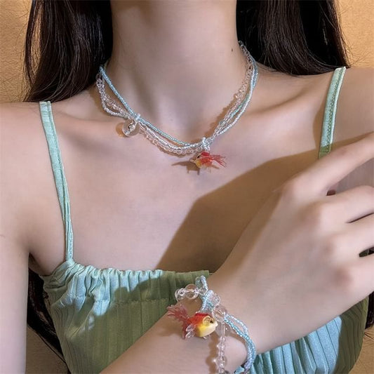 Goldfish Necklace / Bracelet