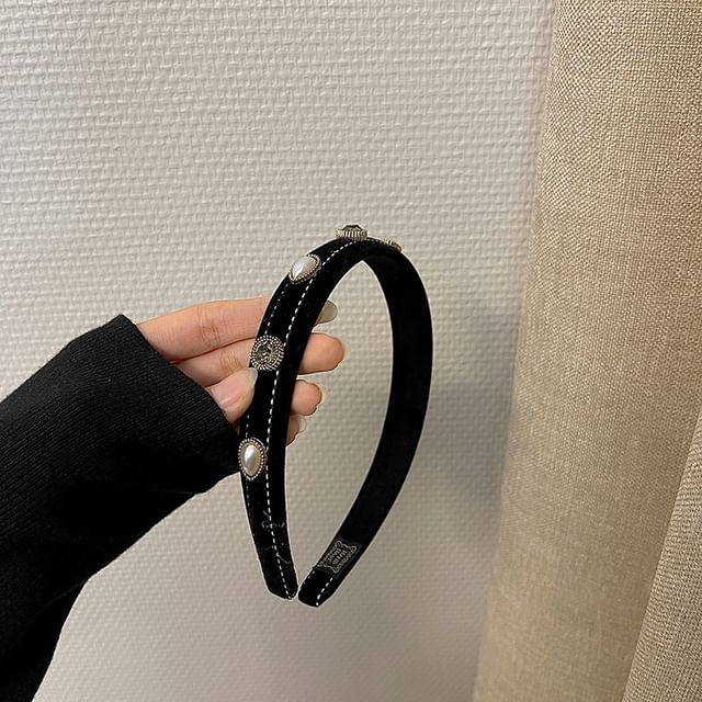 Embellished Textile Headband