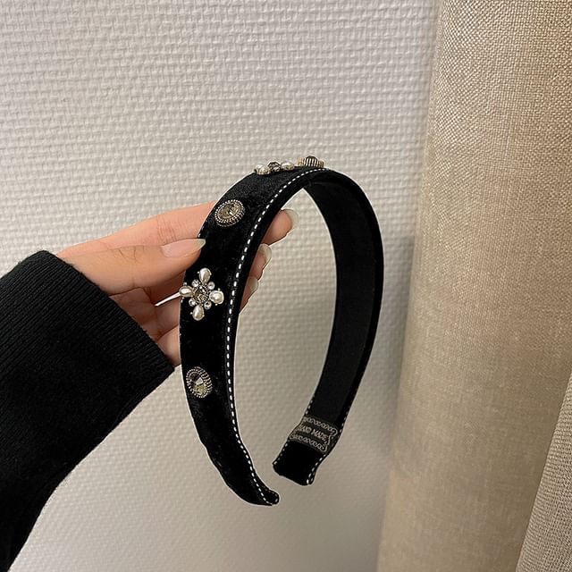 Embellished Textile Headband