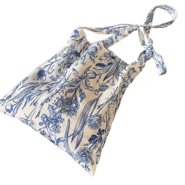 Tote Bag Print Floral Canvas