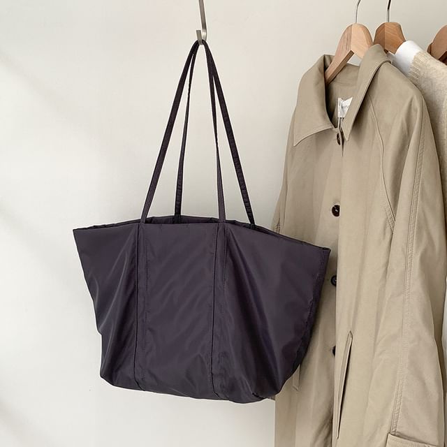 Plain Bag Tote Nylon