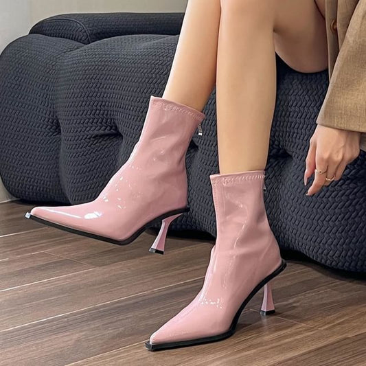 Short Pointy Boots Hell High