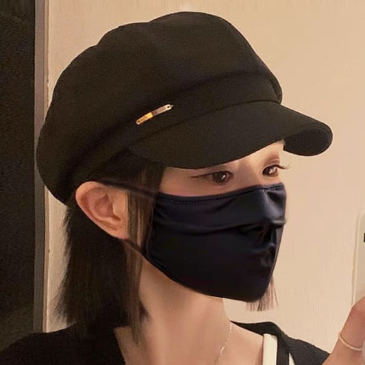 Wool Cap Newsboy Plain