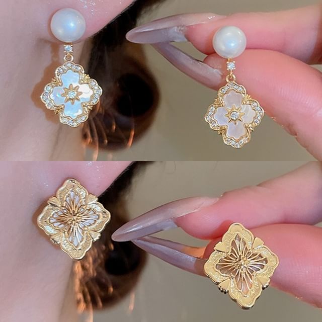 Flower Earring Drop