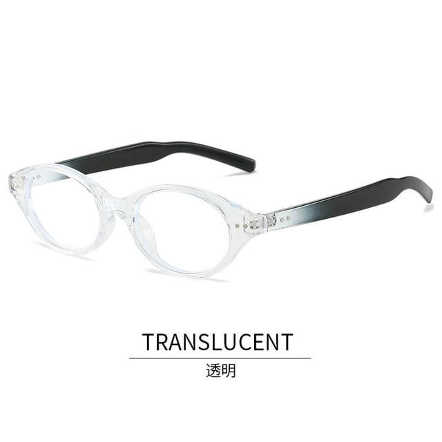 Eyeglasses Oval Plastic