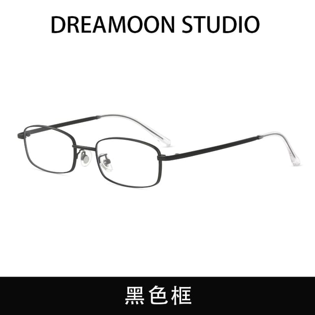 Light Blocking Frame Eyeglasses Blue Metal