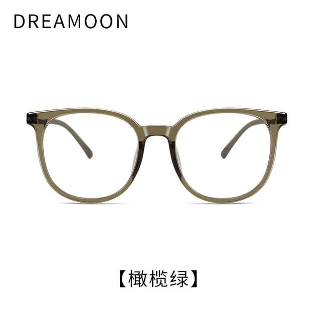 Round Blue Eyeglasses Light Blocking