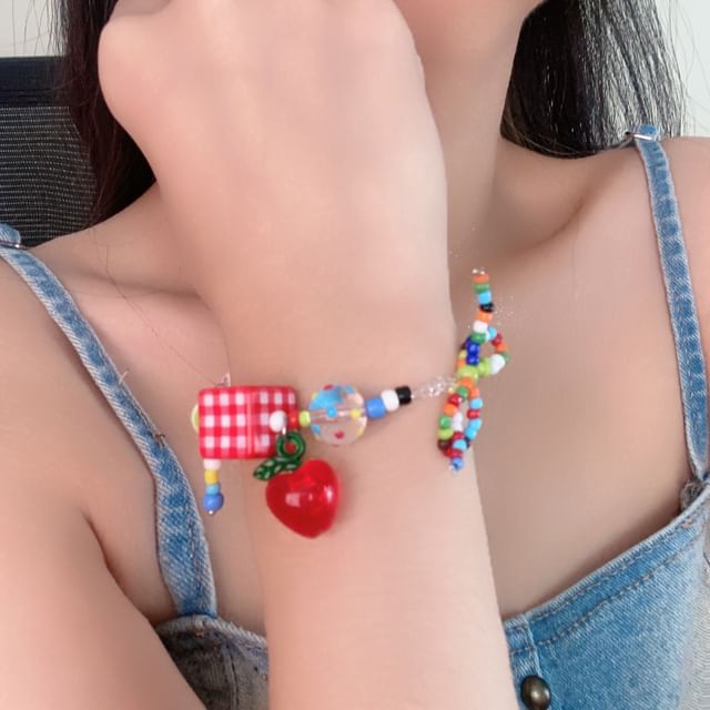 Bracelet Charm Acrylic Choker /
