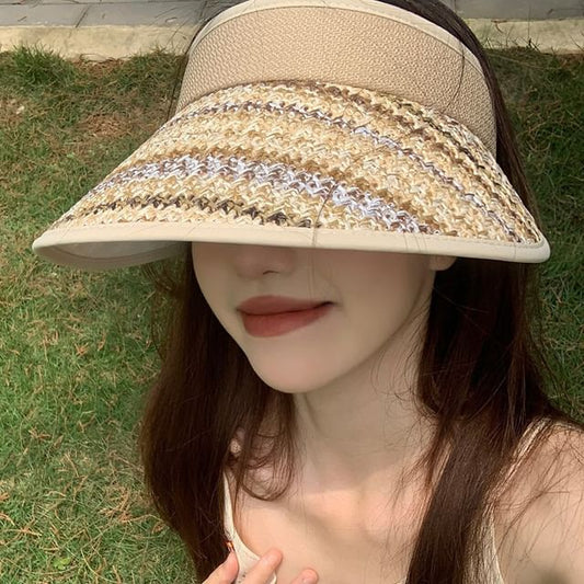 Visor Striped Sun
