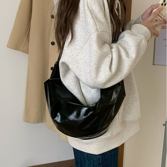 Leather Crossbody Faux Bag