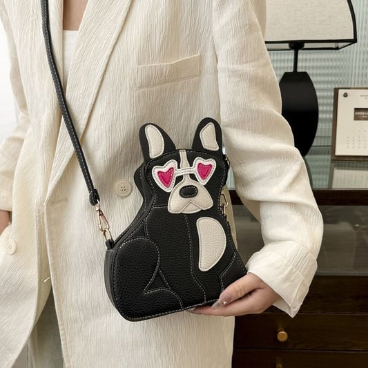 Bag Leather Dog Crossbody Faux