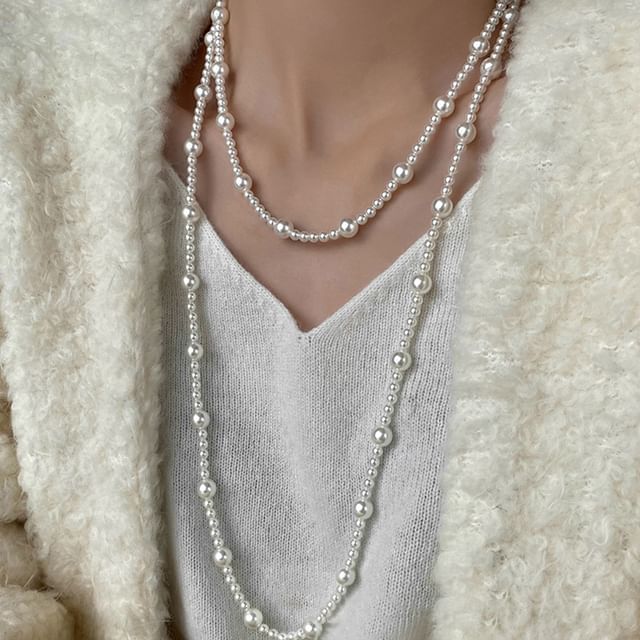 Pearl Floral Layered / (Various Faux Necklace Designs)