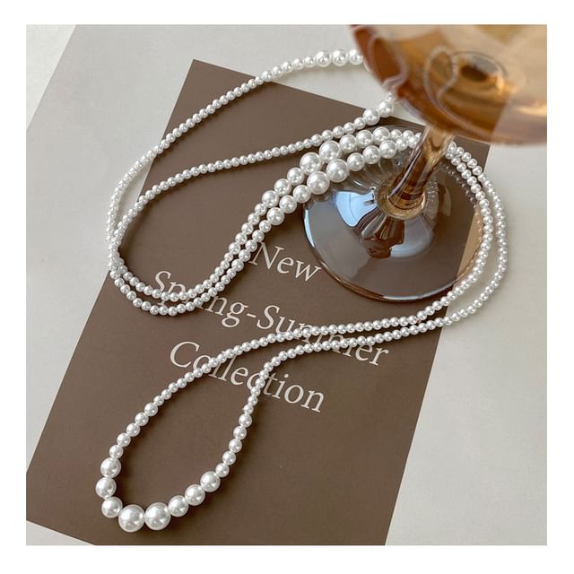 Pearl Floral Layered / (Various Faux Necklace Designs)