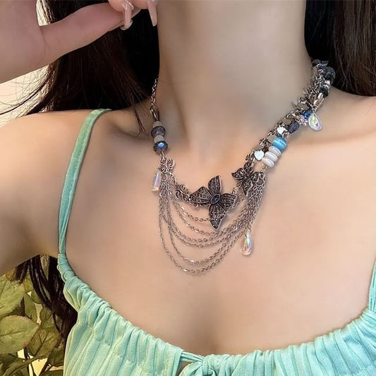 Butterfly Layered Necklace