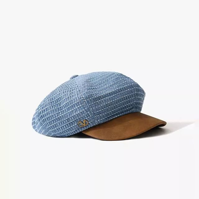 Beret / Newsboy Denim Cap