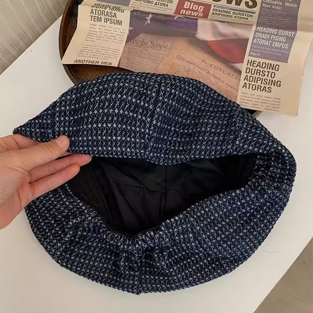 Beret / Newsboy Denim Cap
