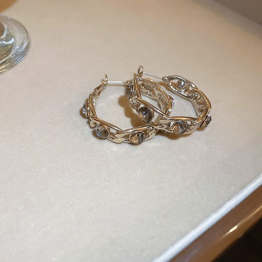 Shell Faux Designs) / Pearl Earring Alloy Geometric (Various