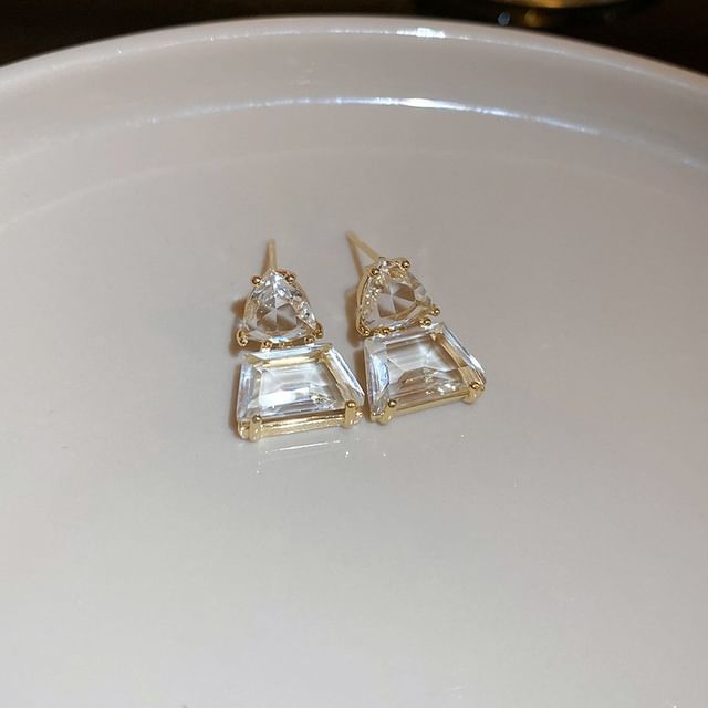 (Various Alloy Rhinestone / Designs) Glaze Earring