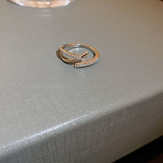 Rhinestone Ring Designs) Alloy (Various