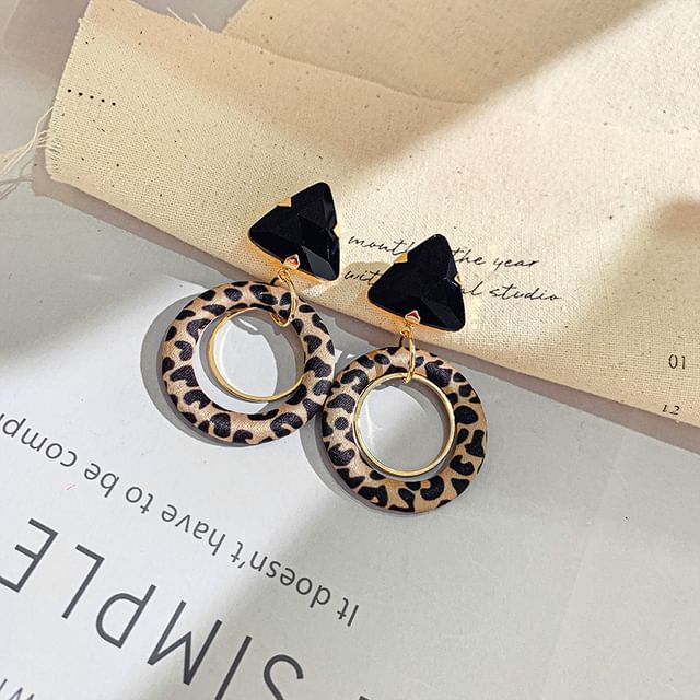 Rhinestone Alloy Earring Designs) (Various Print /