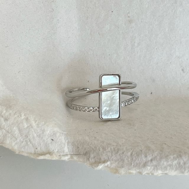 Rhinestone Ring Designs) Alloy (Various