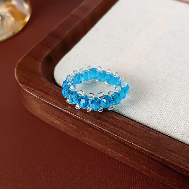 Rhinestone Alloy (Various Designs) Ring