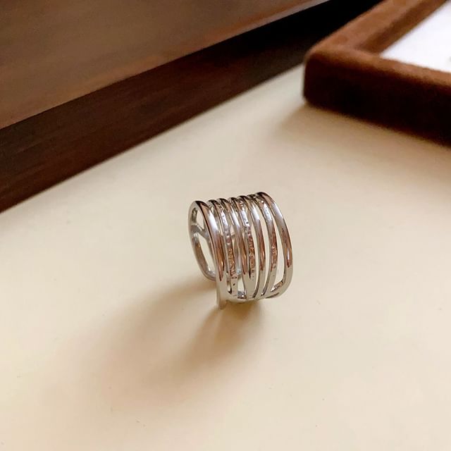 Alloy Layered Rhinestone / Designs) (Various Ring Open