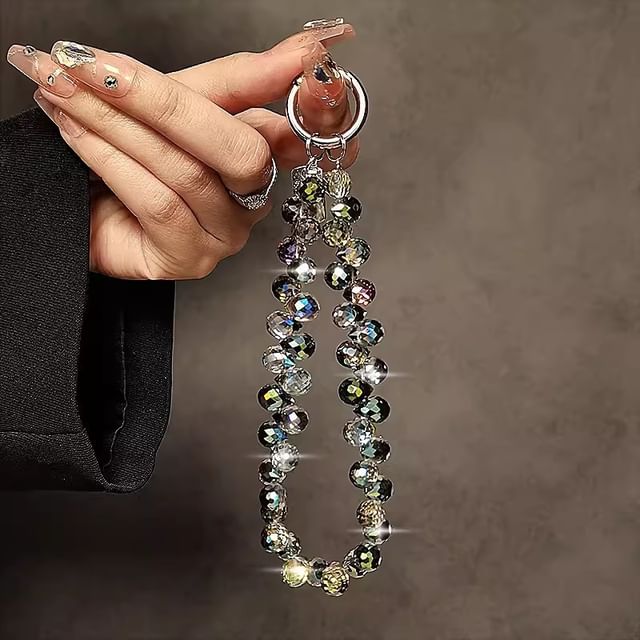 Phone Faux Strap Crystal