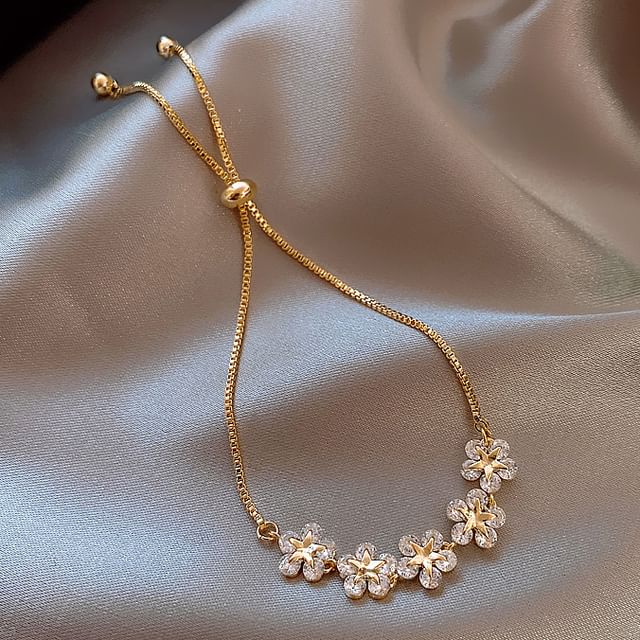 Beaded / Butterfly Rhinestone Bracelet