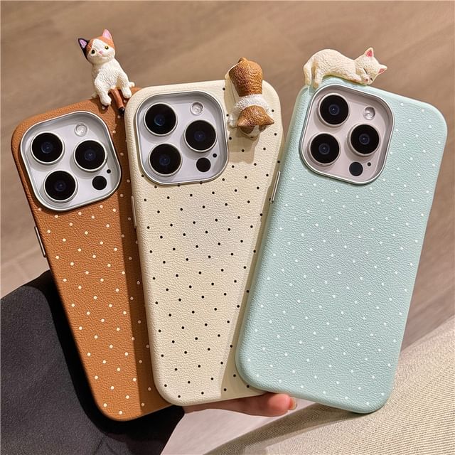 Polka Phone Dot Case Cat