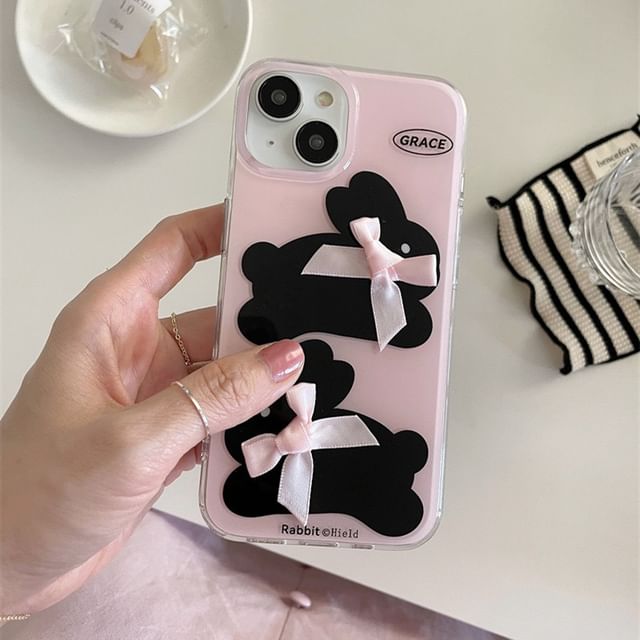 Ribbon Phone Case Rabbit