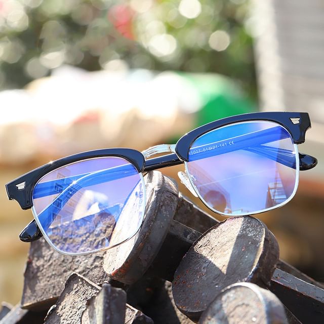 Vintage Frame Metal Eyeglasses